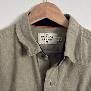 THE NORMAL BRAND Cotton Button Up - Tan